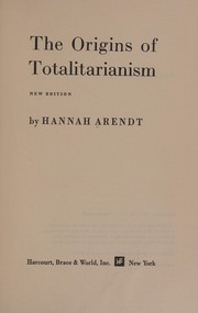 The origins of totalitarianism
