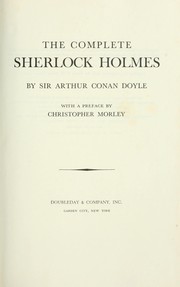 The Complete Sherlock Holmes