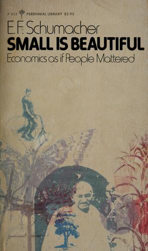 Cover of Small is beautiful