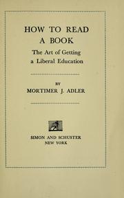 How to read a book