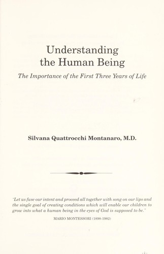 Cover of Understanding the Human Being