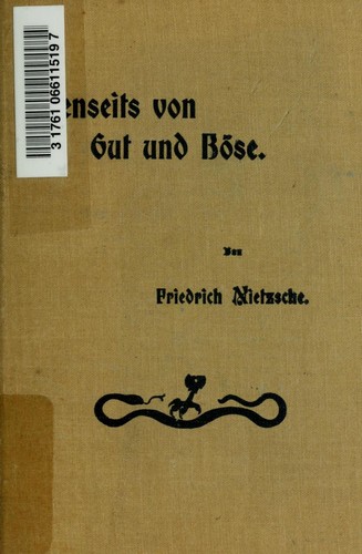 Cover of Jenseits von Gut und Böse