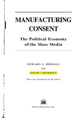 Cover of Manufacturing Consent